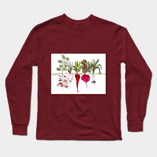 Vegetables Tubers in the garden Long Sleeve T-Shirt